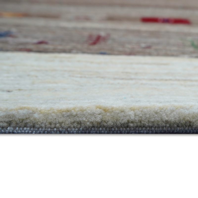 Hand Knotted Natural Wool Rug