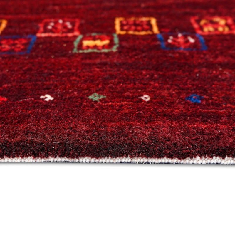 Hand Knotted Red Rug