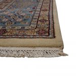 Hand Knotted Ivory / M Blue Rug