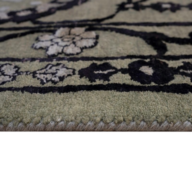 Hand Knotted Gray Rug