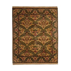 Hand Knotted Beige Rug