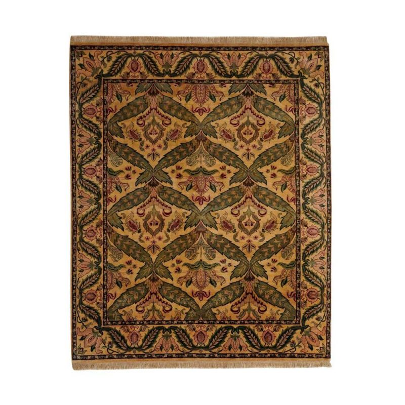 Hand Knotted Beige Rug
